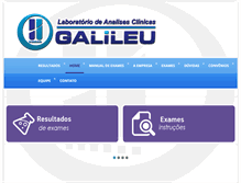 Tablet Screenshot of laboratoriogalileu.com.br
